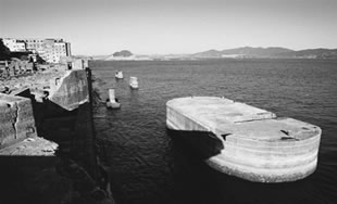 昭和49年閉山が決まってからの桟橋風景